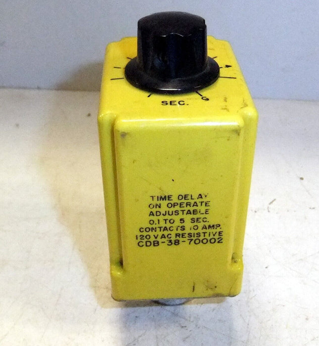 Potter & Brumfield Time Delay Relay CDB-38-70002
