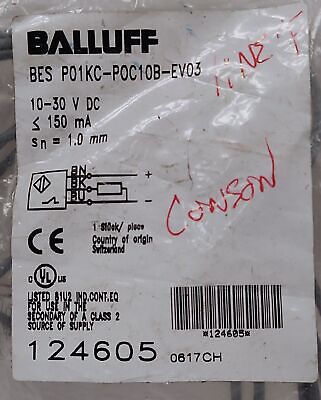 Balluff BES P01KC-POC10B-EV03 Inductive Proximity Sensor