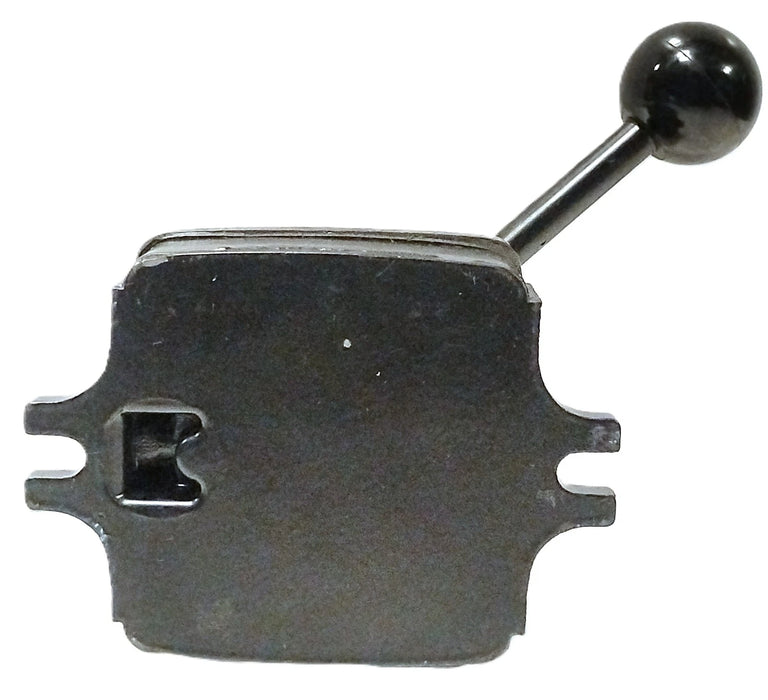 Parker PL37 150 psi 4-Way 3-Position Manual Air Control Valve w/ 3/8 in Ports