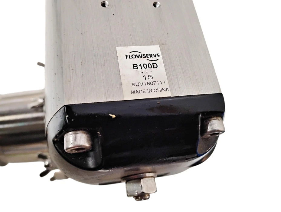 Flowserve B100D 150 PSI Automax Pneumatic Actuator w/ Lee Fluid Transfer 3FT