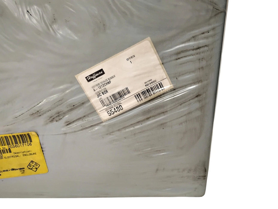 Hoffman A-1212CHNF 55480 12" x 12" x 6" Continuous Hinge Junction Box