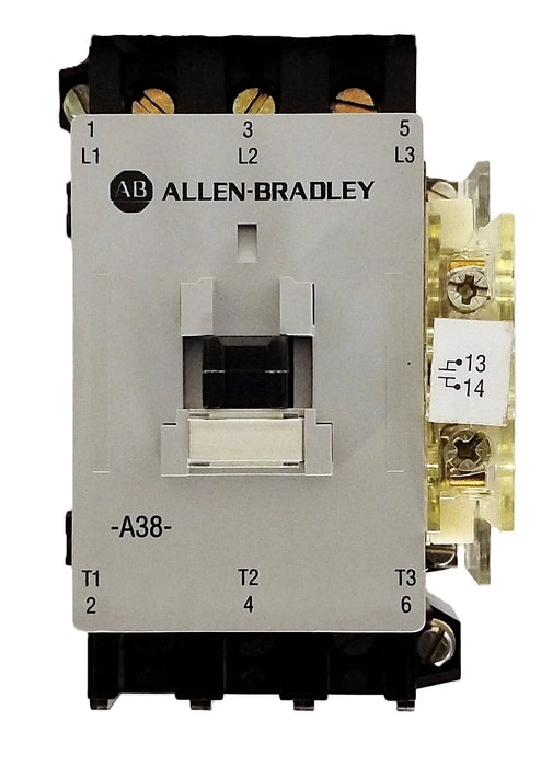 Allen-Bradley 100-A38ND3 600 V AC 38 A Contactor w/ 110/120 V Coil