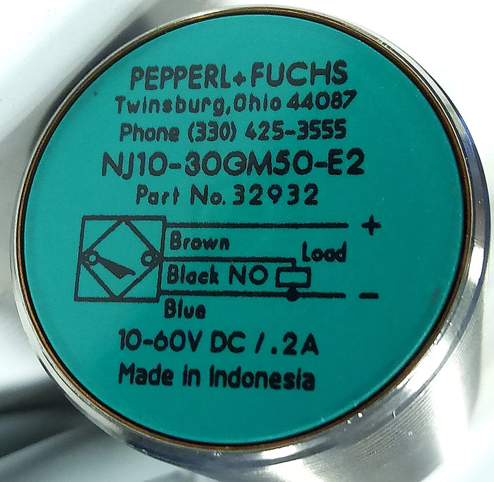 Pepperl Fuchs NJ-10-30GM50-E2 032932 10-60 V DC Inductive Proximity Sensor