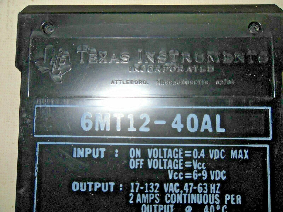 Texas Instruments 6MT12-40AL Output Module