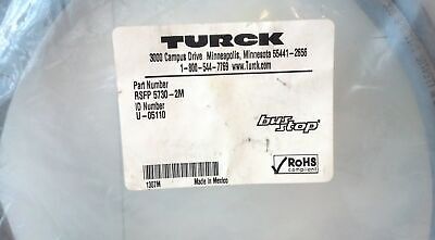 Turck RSFP 5730-2M 7/8" Male 5-Pin 2 M DeviceNet Single-Ended Cable / Cordset