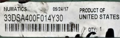 Numatics 33DSA400F014Y30 Solenoid Valve