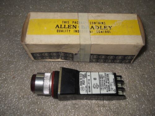 1 Allen-Bradley 800MR-PT16A AMBER ROUND PILOT LIGHT
