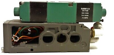 Numatics 81SS600K00030 Solenoid Valve with FLEXIBLOK and End Plate