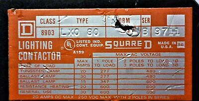 Schneider 8903LXO80 Mechanically Held Lighting Contactor