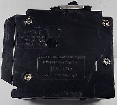 Thomas & Betts TBBQ220230 120/240 VAC 4 Pole Circuit Breaker w/ Rejection Tab