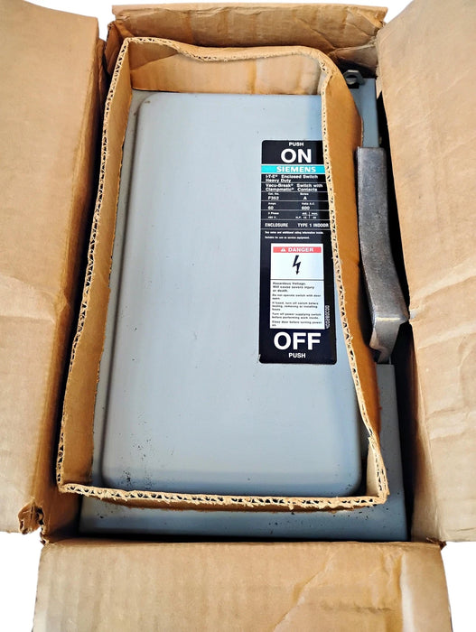 Siemens F352 60 A 600 V AC 3 P Type 1 Enclosed I-T-E Heavy Duty Safety Switch