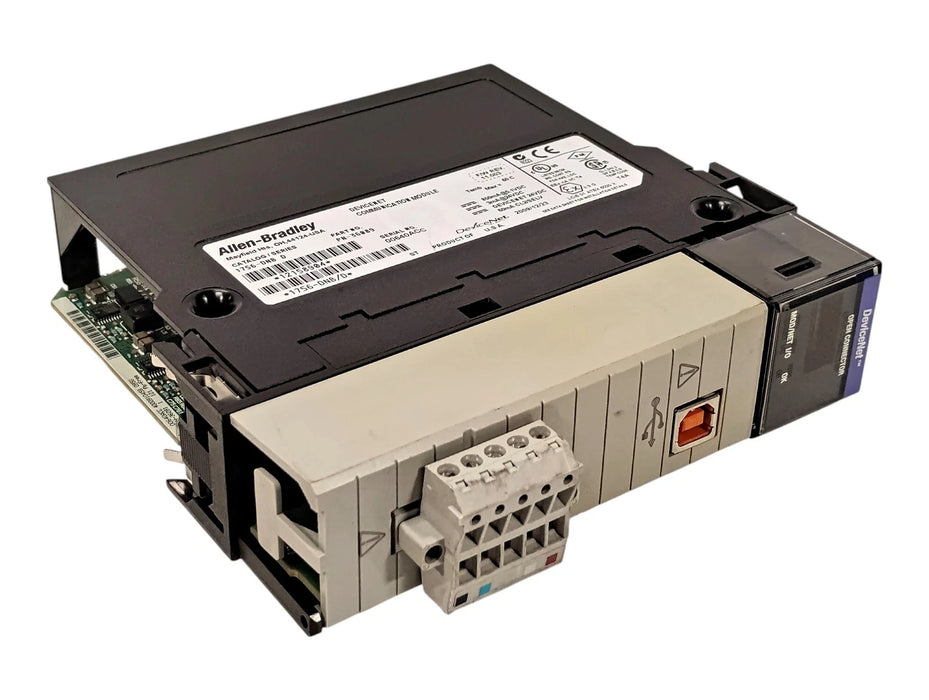 Allen-Bradley 1756-DNB Ser D F/W Rev 11.003 24 VDC Digital PLC Module No Cat Rev
