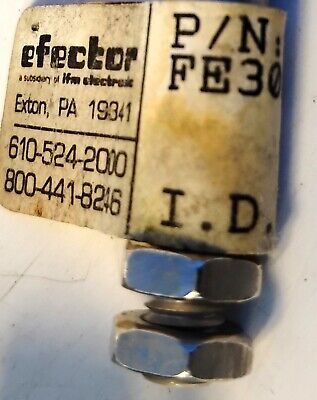 Efector FE-30-A-A-M6 E20160 Glass Fiber Optic Through Beam Sensor