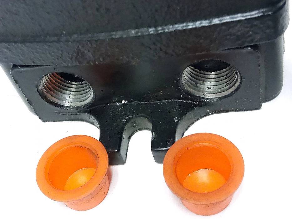 Parker PL37 150 psi 4-Way 3-Position Manual Air Control Valve w/ 3/8 in Ports