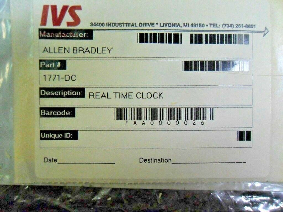Allen-Bradley 1771-DC Clock Module