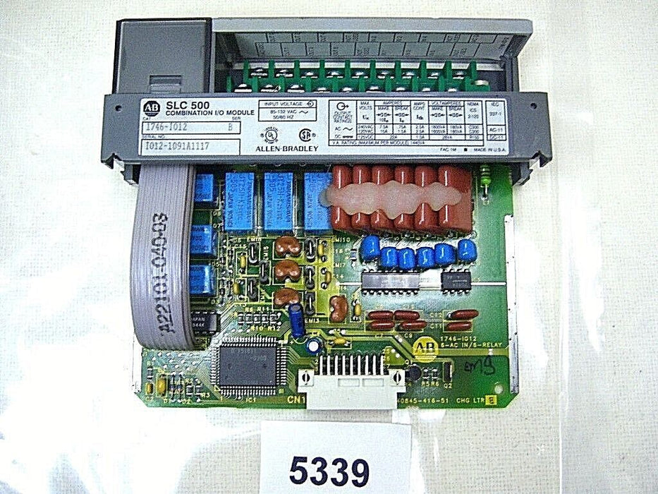 Allen-Bradley Input Card 1746-IO12 6PT 115 VAC SLC500