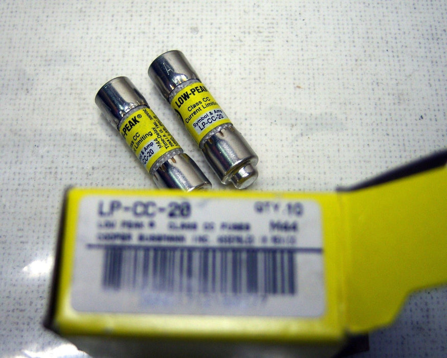 Lot of 10 Buss LP-CC-20 20A Time Delay
