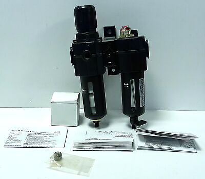 Norgren B73G-4AK-AP1-RMG and L73M-4AP-QPN Compressed Air Lubricator/Regulator