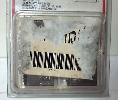 Ridgid 37835 1" NPT 12R Right Hand Alloy Pipe Dies