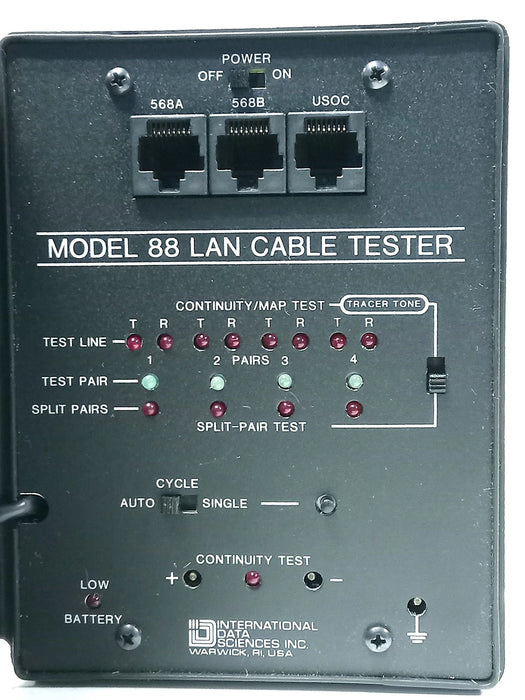 International Data Sciences 88 LAN Cable Tester