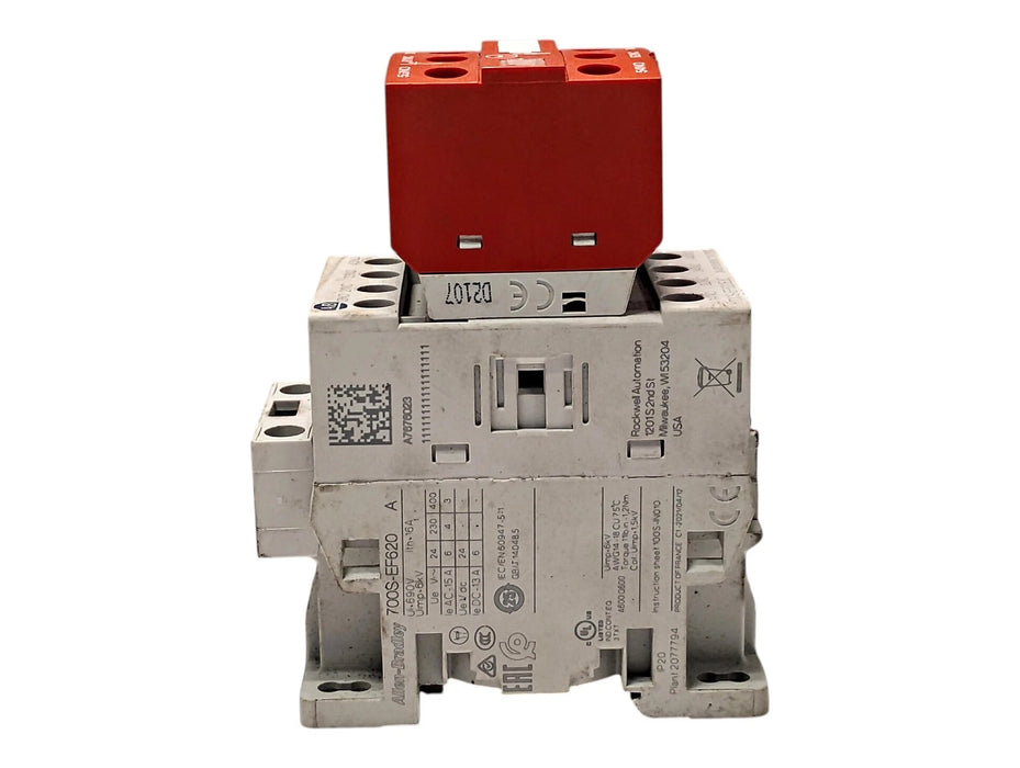 Allen-Bradley 700S-EF620EJC 690 V AC 16 A Safety Relay w/ 24-28 V AC/DC Coil