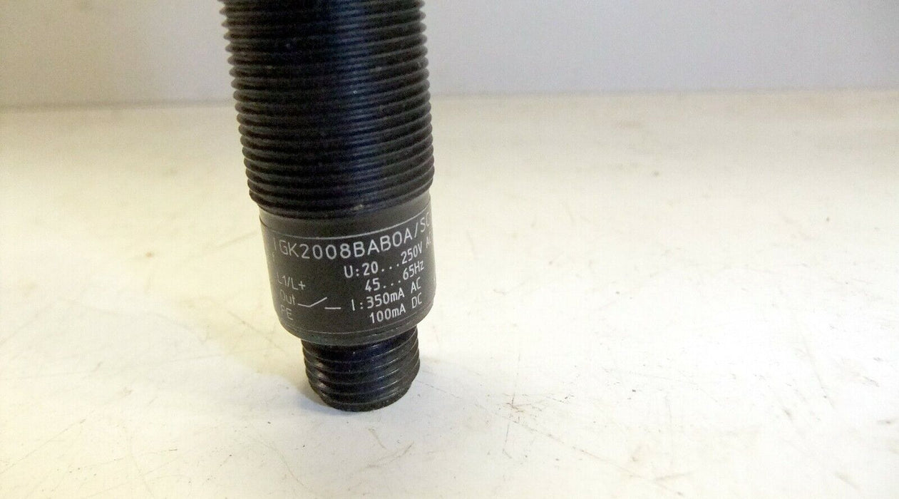 IFM EfectorIG0375 Inductive Sensor IGK2008-ABOA/SC/SL/LS