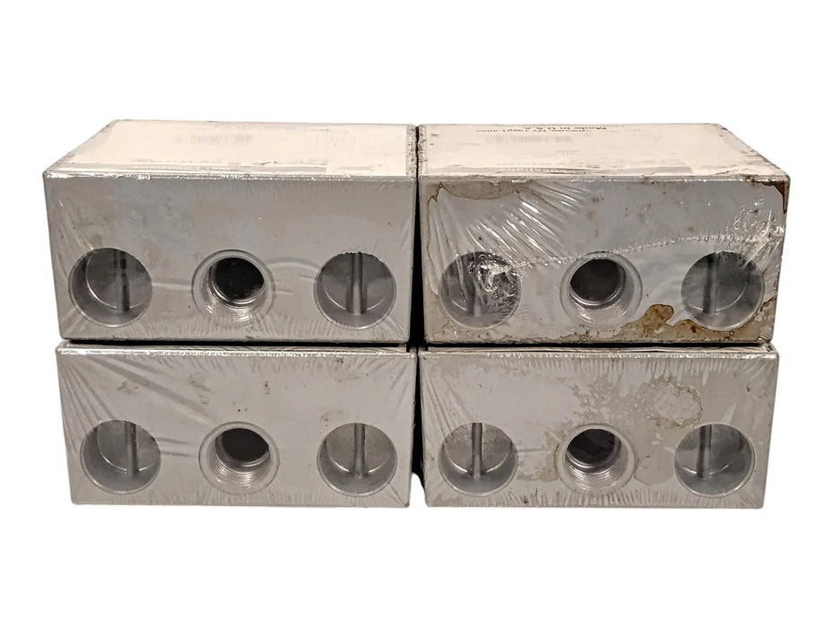 Pass Seymour WPB232 Aluminum Weatherproof Electrical Box w/ Three 1/2 in Holes