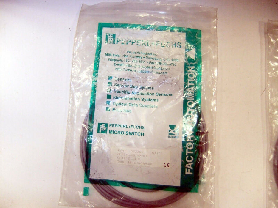 Pepperl Proximity Switch Inductive DC NBB2-12GM40-E1