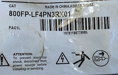 Allen-Bradley 800FP-LF4PN3RX01 24 V AC/DC Red Illuminated Pushbutton