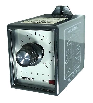 Omron STP-MND-AA-UA 120 V AC 0-10 Seconds Motor Driven Synchronous Motor Timer