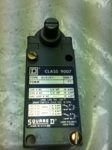 Square D 9007-B062B1 Limit Switch