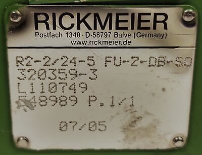 Rickmeier R2-2/24-5 FU-Z-DB-SO Hydraulic Gear Pump