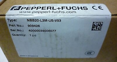 Pepperl NBB20L3MUSV93 Inductive Proximity Sensor