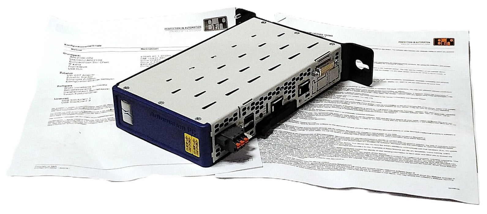 B R APC2100 Automation PC w/ Windows Embedded Standard 7