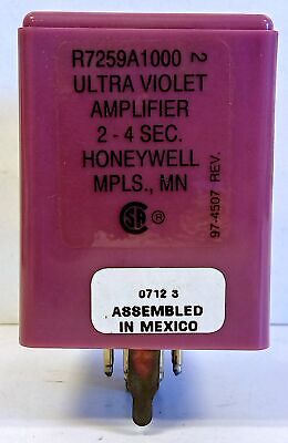 Honeywell R7259A-1000 2-4 Seconds Ultra Violet Flame Amplifier
