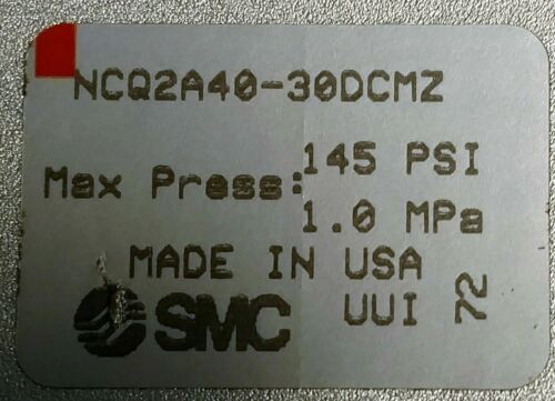 SMC NCQ2A40-30DCMZ Pneumatic Compact Cylinder