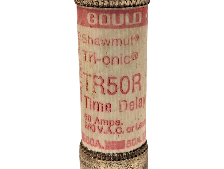 Gould Shawmut TR50R 250 V AC/DC 50 A Current-Limiting Time-Delay Fuse