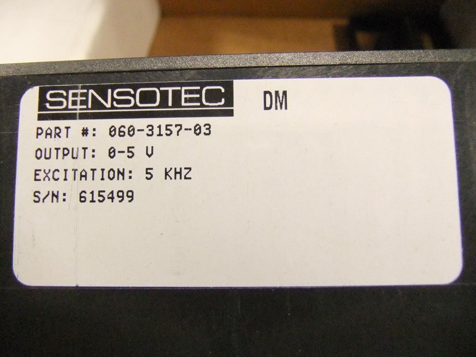 Sensotec Digital Panel Meter 060-3157-03