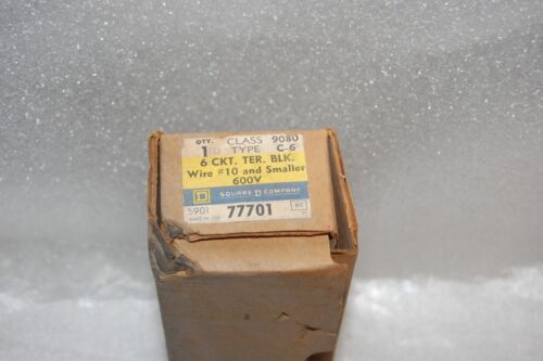 Square D Terminal Block 9080 C-6
