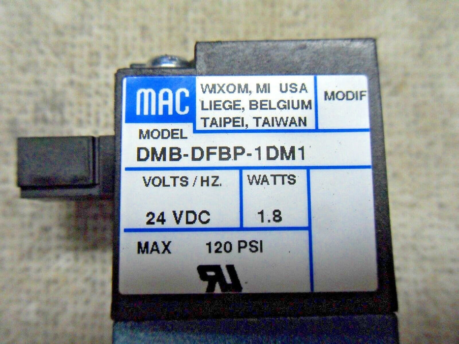 MAC Valves DMB-DFBP-1DM1 Solenoid Valve