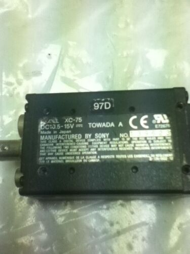 SONY XC-75 VIDEO CAMERA MODULE WITH Fuji HF9A-2 LENS