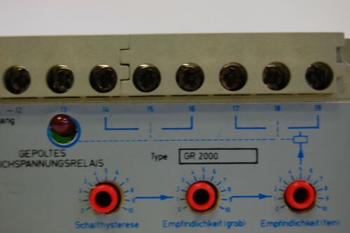 KLEINKNECHT ELECTRONIC RELAY DC GR2000