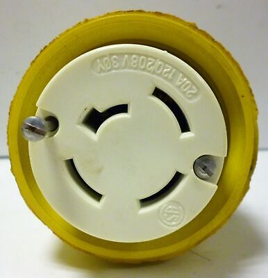 Woodhead 27W09 WATERTITE 20A 120V Plug