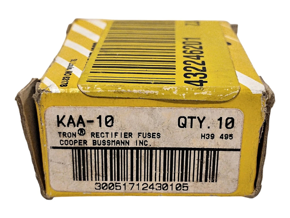 Bussmann KAA-10 130 V AC 10 A Current-Limiting Very Fast-Acting Fuse