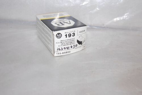 Allen-Bradley 193-BSB22 Ser B Bimetallic Overload Relay