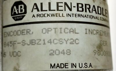 Allen-Bradley 845F-SJBZ14CSY2C Optical Incremental Encoder