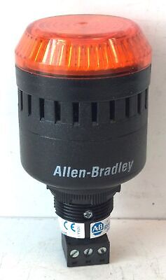 Allen-Bradley 855PD-B24MEC1522 24 V AC/DC 45 mm Amber Lens Pilot Light w/ Sound