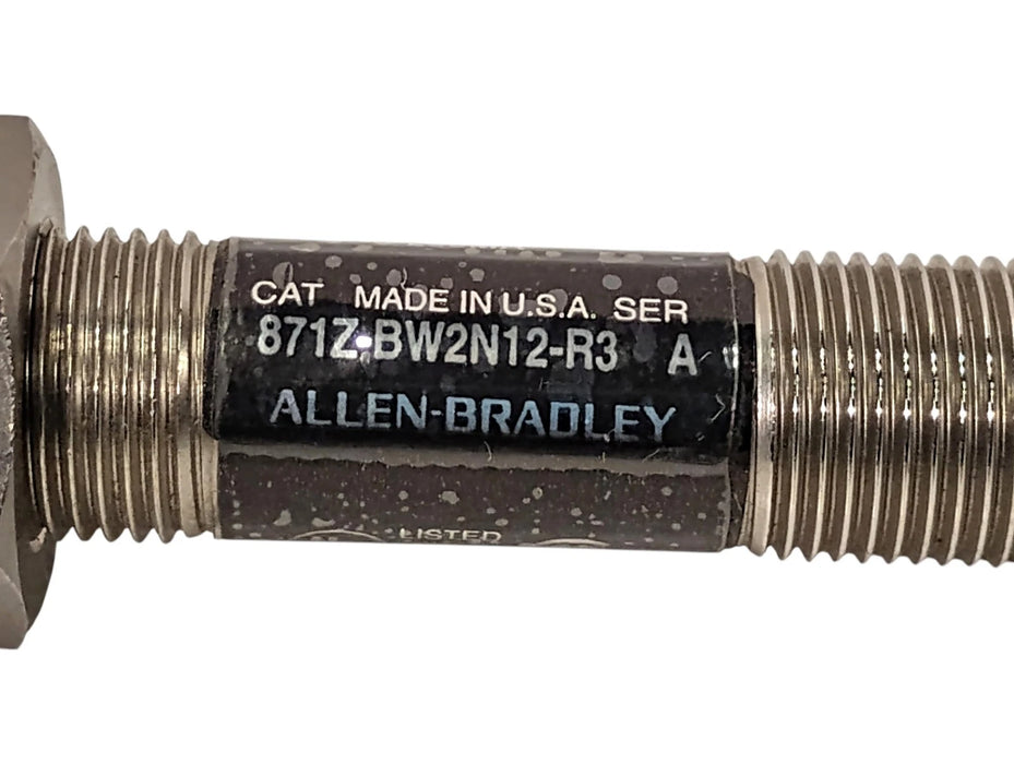 Allen-Bradley 871Z-BW2N12-R3 Ser A 40-250 V AC/DC Inductive Proximity Sensor