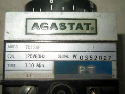 Agastat 7012AF 110/120 V AC 1-10 Minutes On-Delay Time Delay Relay