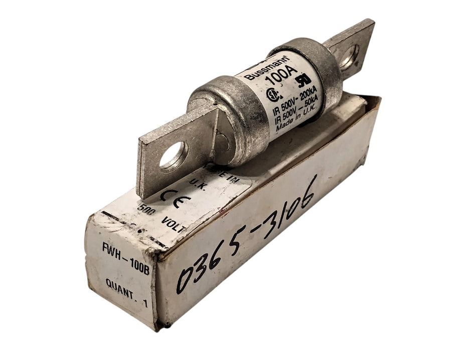 Bussmann FWH-100B 600 V AC/250 V DC 100 A Current-Limiting Time-Delay Fuse